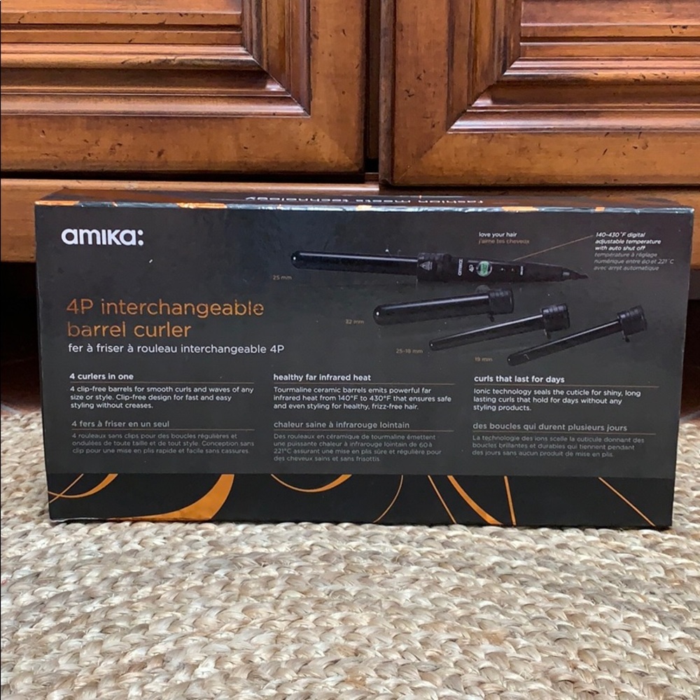 Amika 4P INTERCHANGEABLE BARREL CURLER